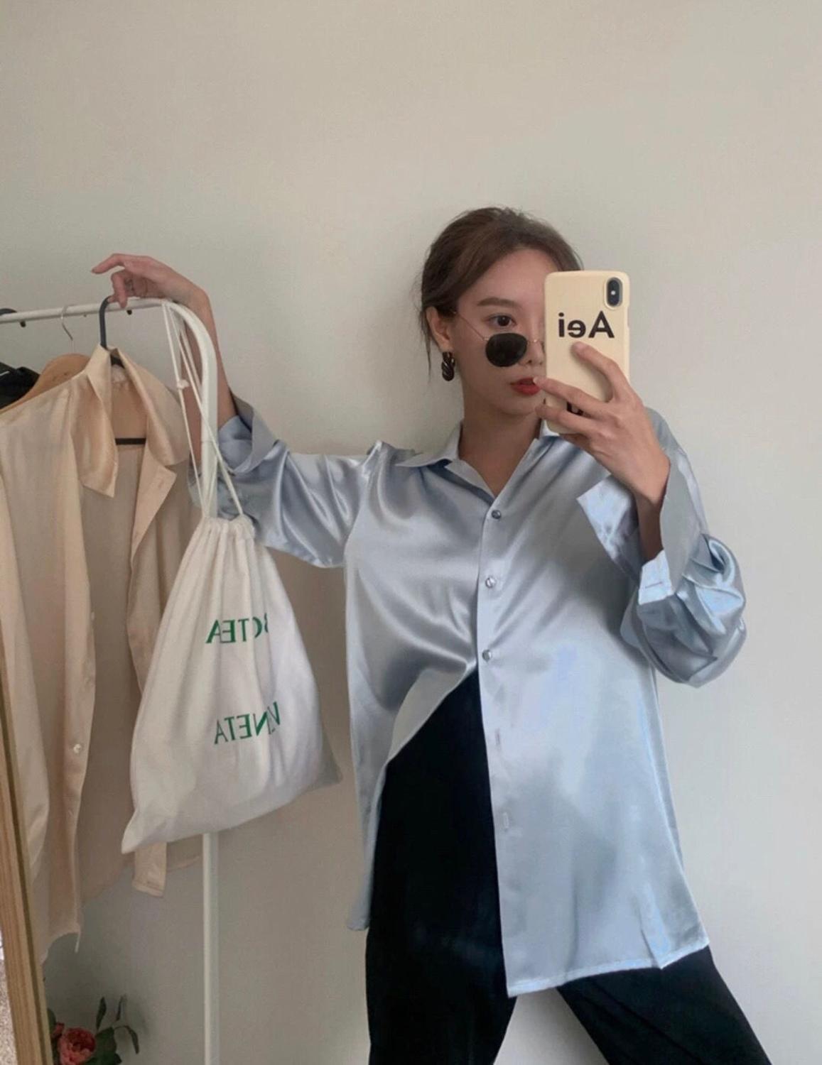 Women's satin top