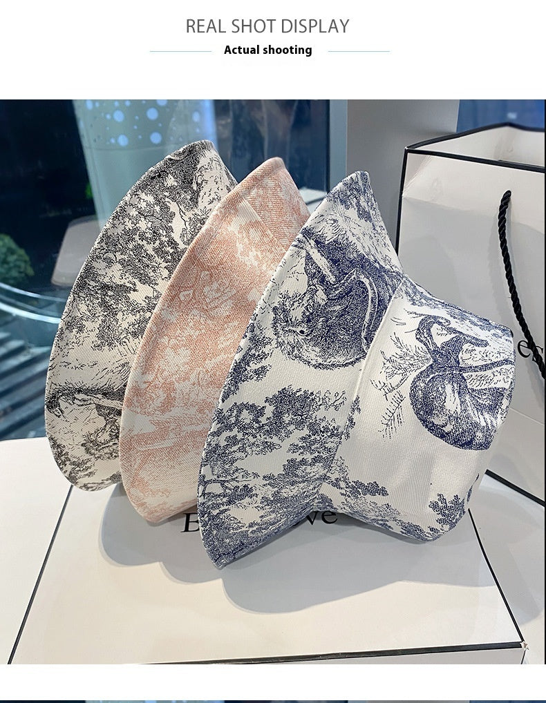 Women's Summer Fashion Printed Bucket Hat