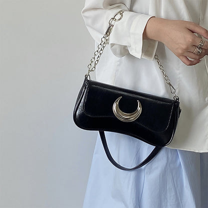 Moon Twist Lock Shoulder Bag