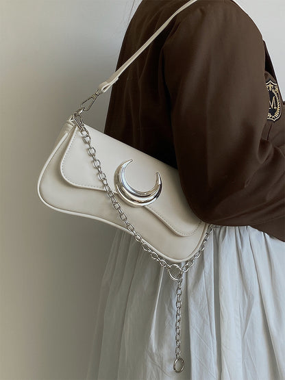 Moon Twist Lock Shoulder Bag