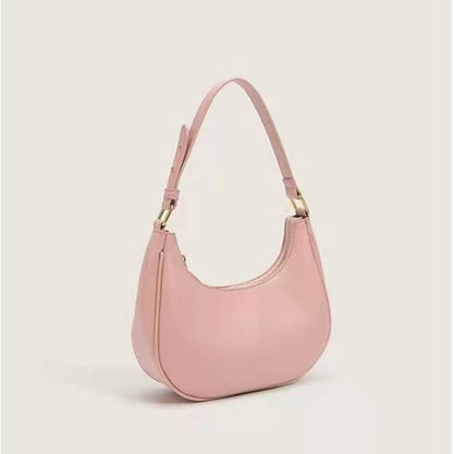 Trendy Shoulder Bag Popular Texture Crescent Moon