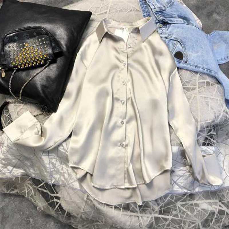 Loose Base Korean Satin Quality Shirt