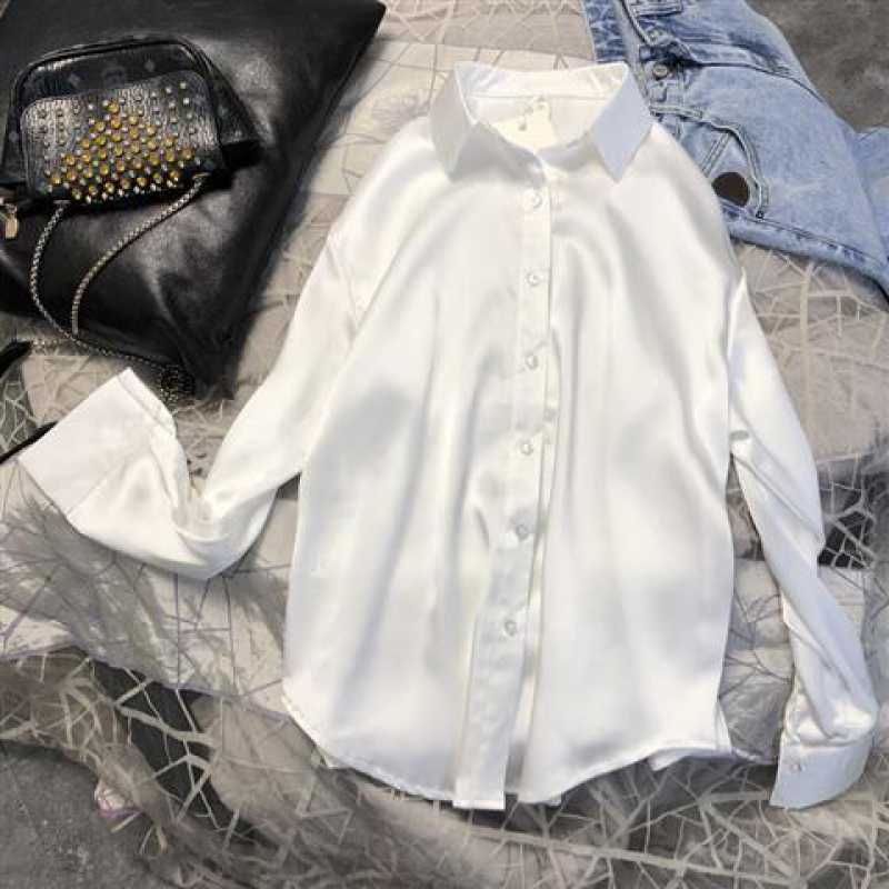 Loose Base Korean Satin Quality Shirt