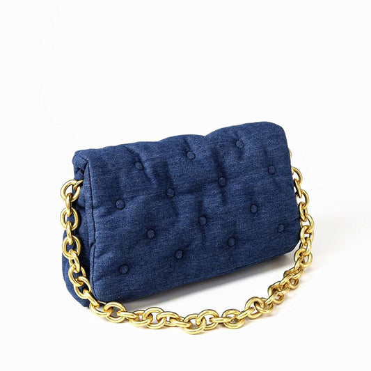 Large Capacity Pillow Bag Chain Shoulder Strap Bag