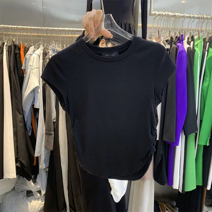 Solid Color Base Women Tshirt