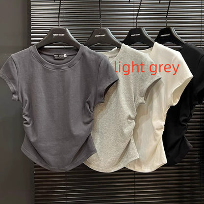 Solid Color Base Women Tshirt