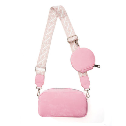Women's Cross body Messenger Bag Wide Shoulder Strap Bag