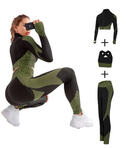 Yoga female sport gym suit