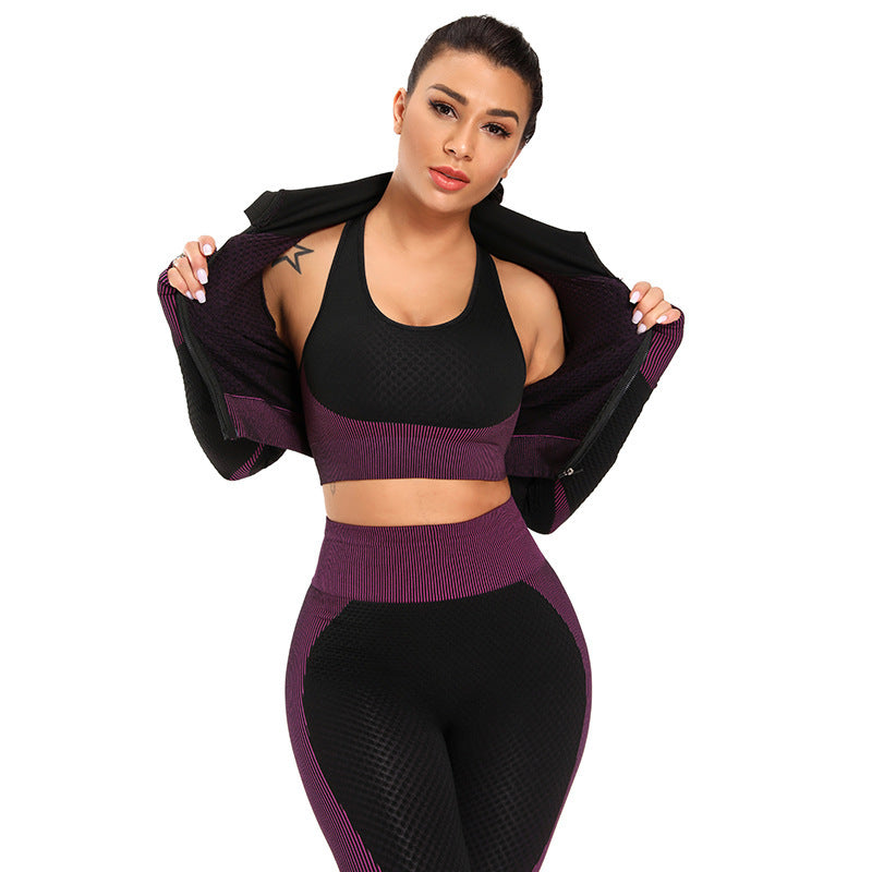 Yoga female sport gym suit