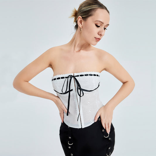 Contrasting Color Camisole Top