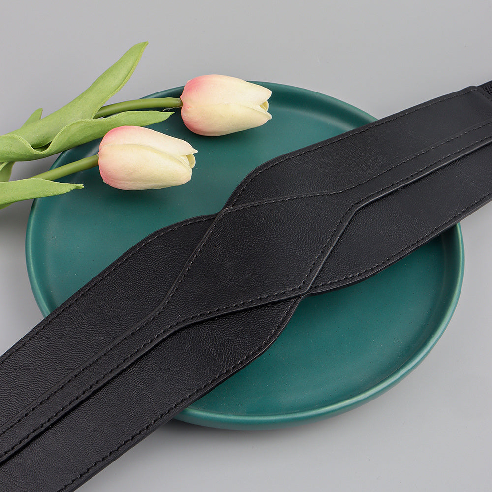 Women"s Black Elastic Belt