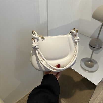 New Street Stylish Simple Solid Color Bag