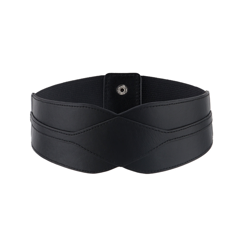 Women"s Black Elastic Belt