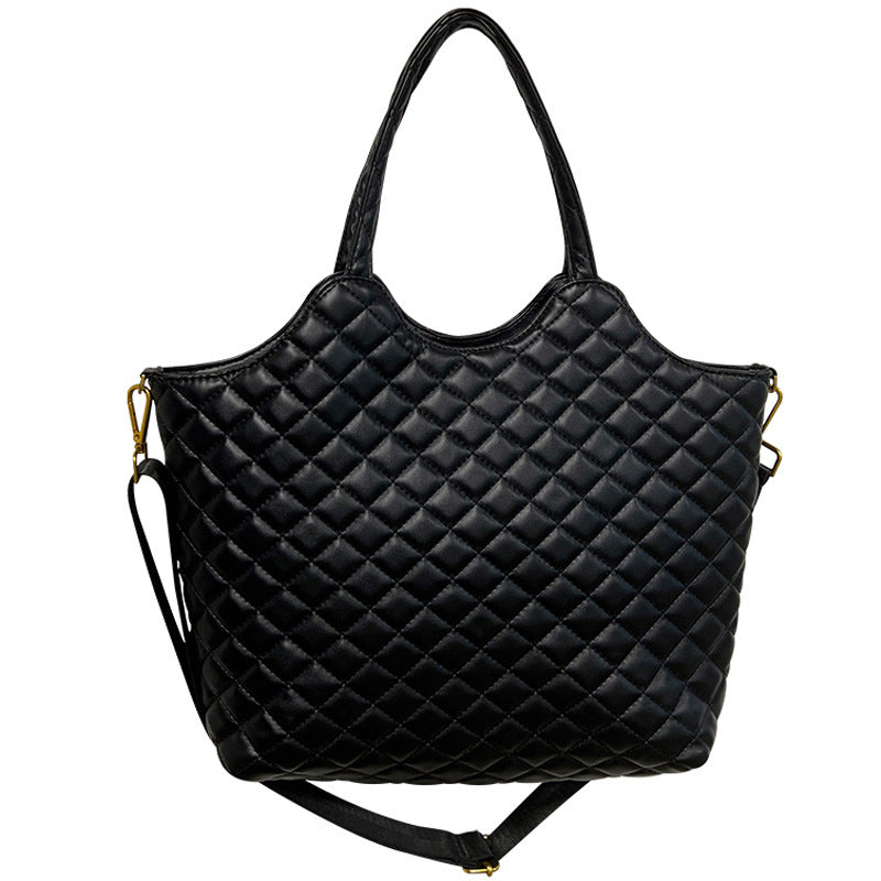 Large Capacity Black Tote Bag