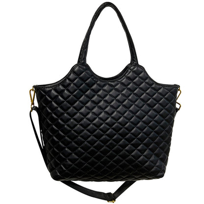 Large Capacity Black Tote Bag