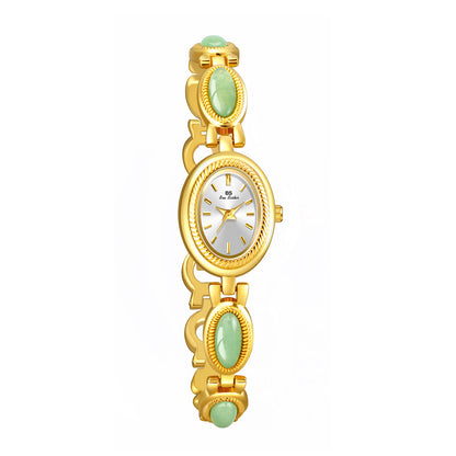 Watch Bracelet Luxury Brand Waterproof Retro Natural Dongling Stone Hetian Jade