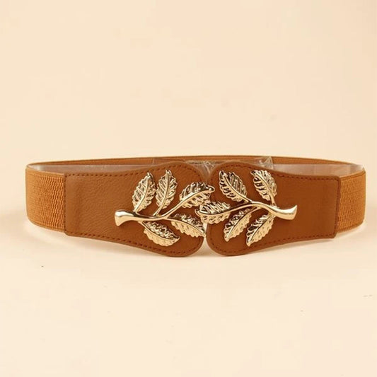 Waist Elastic Belt Decorative Dress Buckles