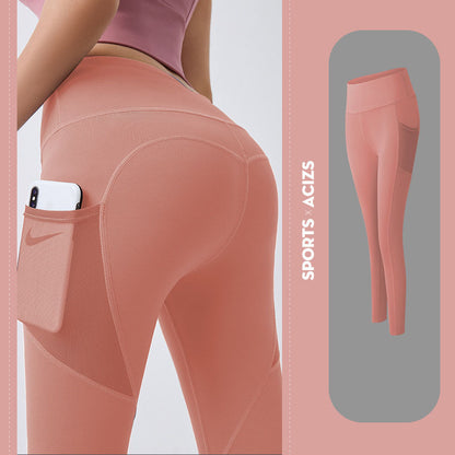 Yoga Pants With Pocket Leggings Sport Fitness Pants