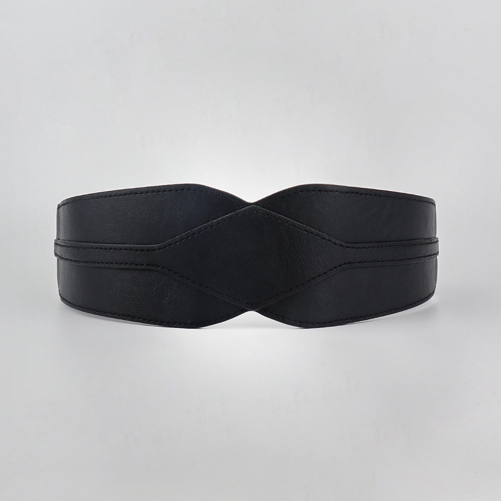 Women"s Black Elastic Belt