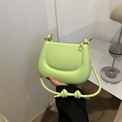 New Street Stylish Simple Solid Color Bag