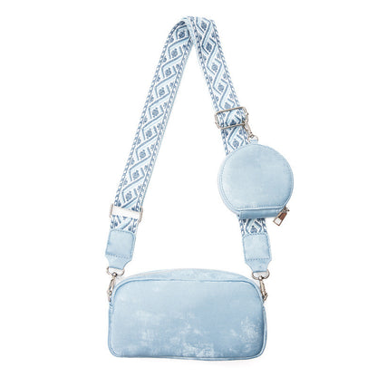 Women's Cross body Messenger Bag Wide Shoulder Strap Bag