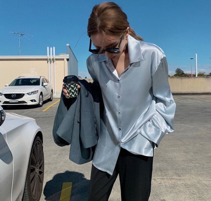 Women's satin top