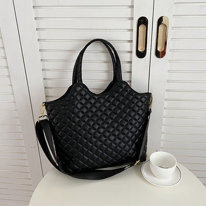 Large Capacity Black Tote Bag