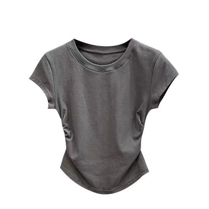 Solid Color Base Women Tshirt