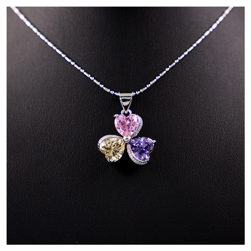 Clover Zircon Jewellery Set Women