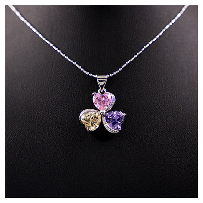 Clover Zircon Jewellery Set Women
