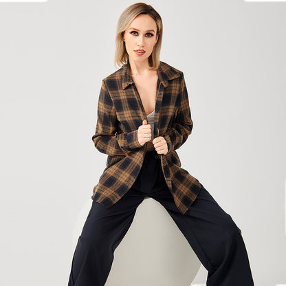 Stylish Plaid Long Sleeve Shirt