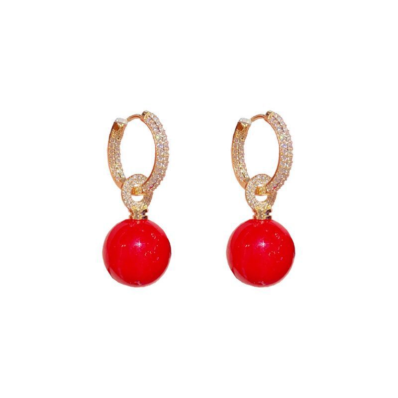 Micro Inlaid Zircon Pearl Ear Clip