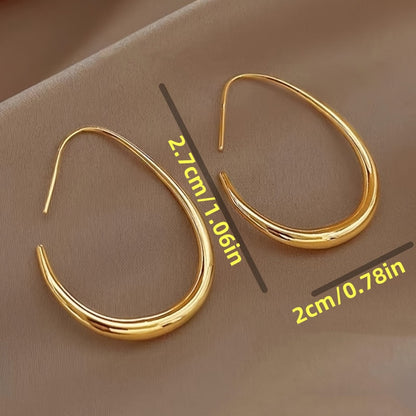 Retro Fashion And Personalized Water Drop Earrings