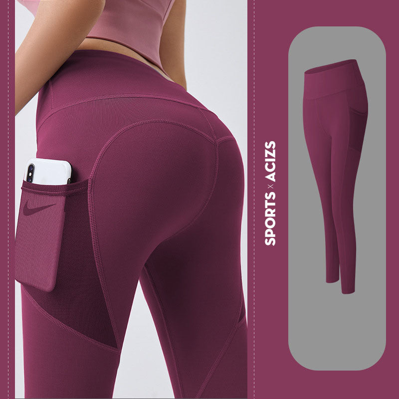 Yoga Pants With Pocket Leggings Sport Fitness Pants