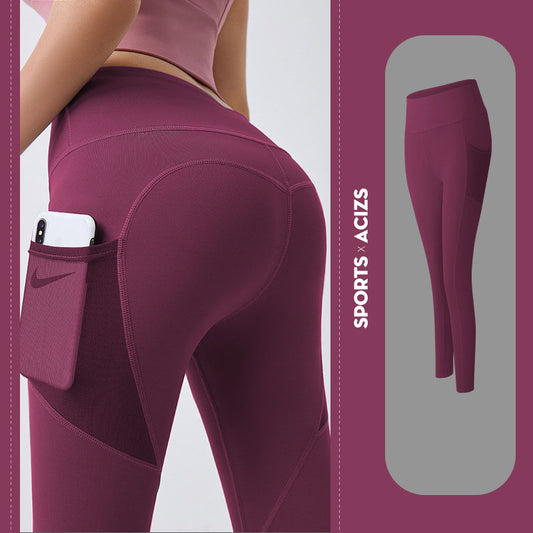 Yoga Pants With Pocket Leggings Sport Fitness Pants
