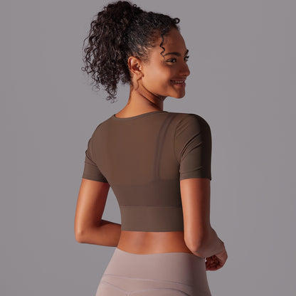 Fitness Double Layer Yoga Top