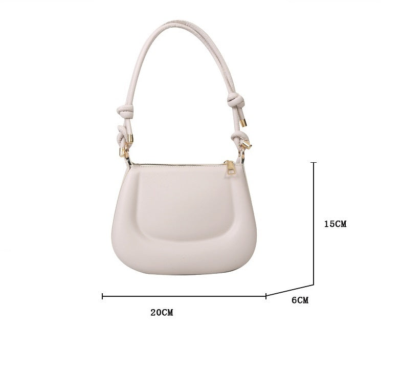 New Street Stylish Simple Solid Color Bag