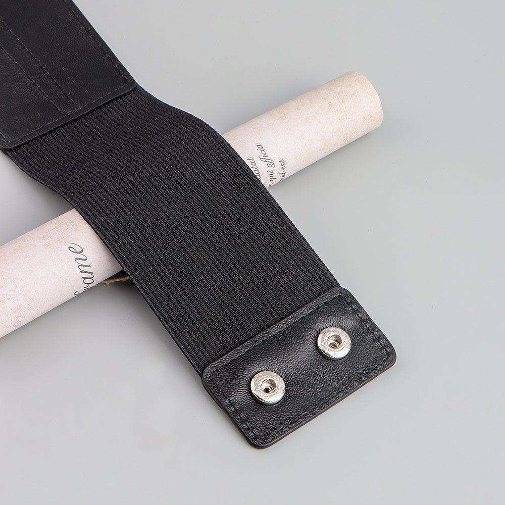 Women"s Black Elastic Belt