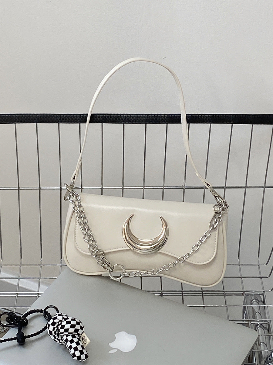 Moon Twist Lock Shoulder Bag
