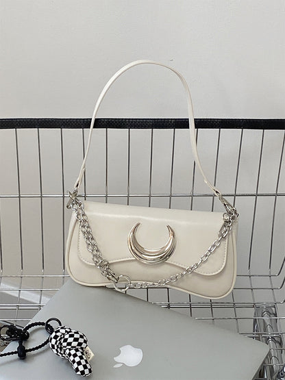 Moon Twist Lock Shoulder Bag