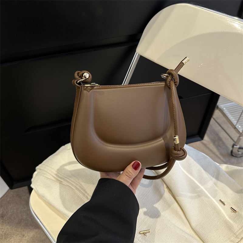 New Street Stylish Simple Solid Color Bag