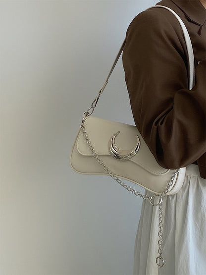 Moon Twist Lock Shoulder Bag