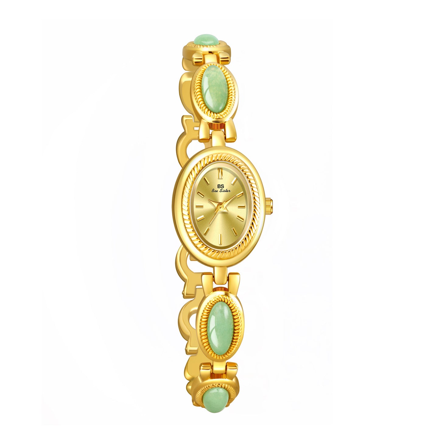 Watch Bracelet Luxury Brand Waterproof Retro Natural Dongling Stone Hetian Jade