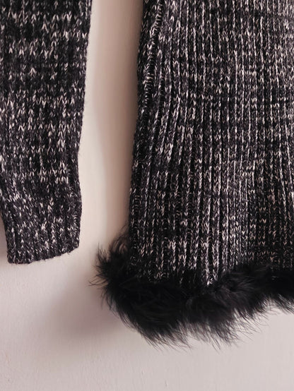 Knitwear Black Mock-neck Sweater