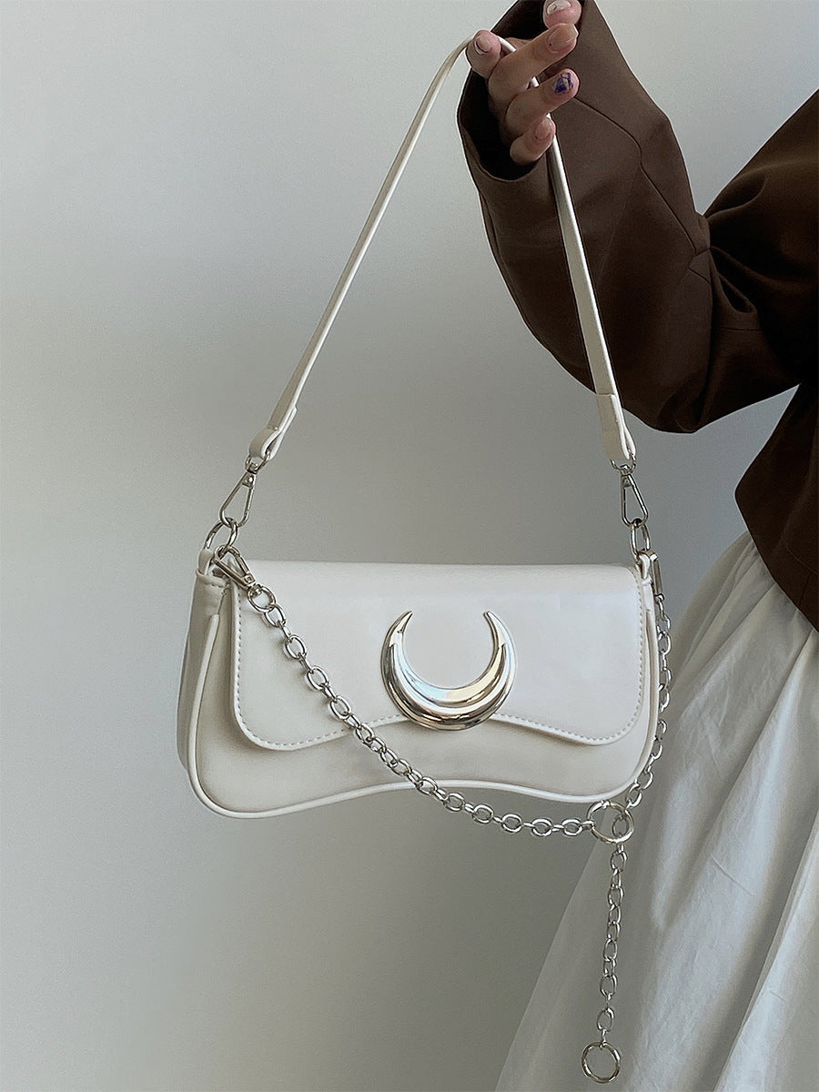 Moon Twist Lock Shoulder Bag
