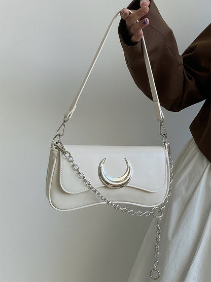 Moon Twist Lock Shoulder Bag