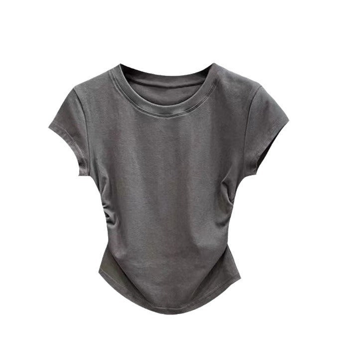 Solid Color Base Women Tshirt