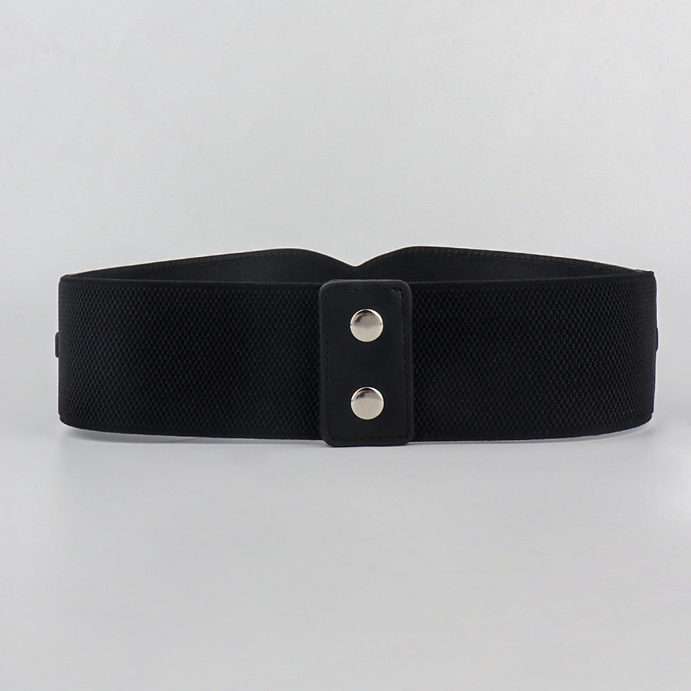 Women"s Black Elastic Belt