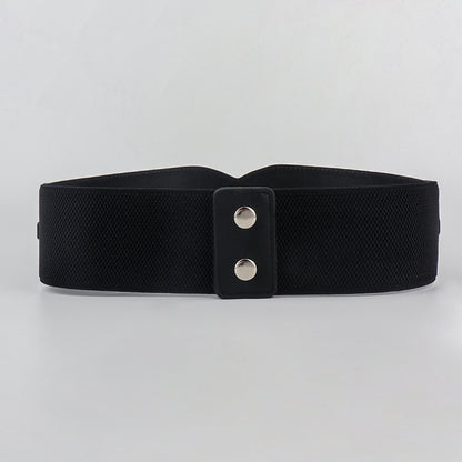 Women"s Black Elastic Belt