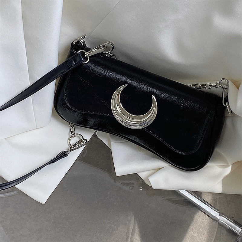 Moon Twist Lock Shoulder Bag